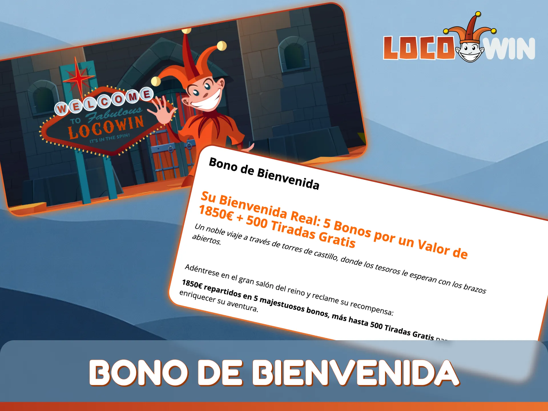 Reclama tu bono de bienvenida para comenzar tu viaje en la aplicación móvil en LocoWin.