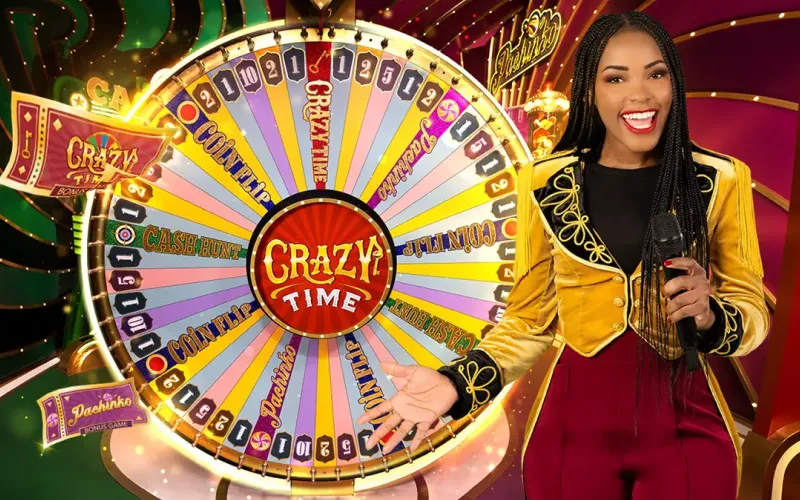 Vivez des sensations fortes avec Crazy Time dans la section maison de LocoWin.