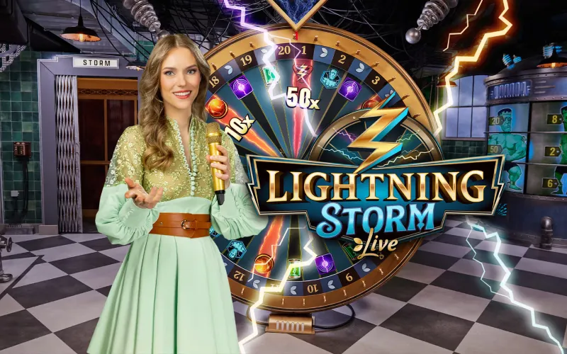 Découvrez l'expérience unique du casino en direct Lightning Storm sur la plateforme LocoWin.