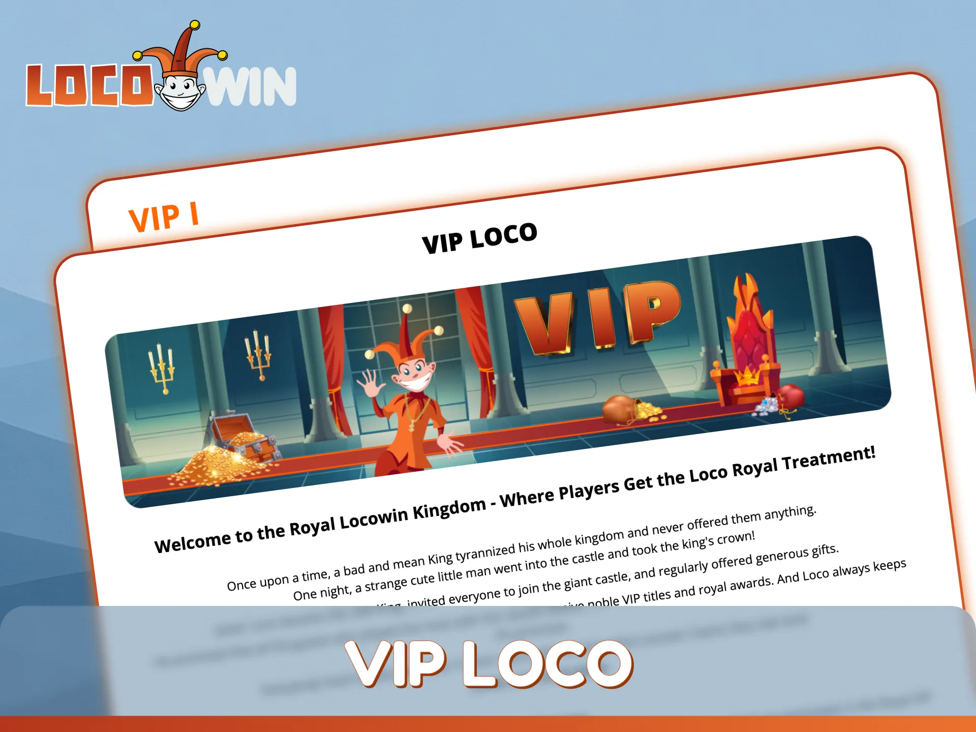 Join the exclusive LocoWin VIP Loco club for premium member rewards.